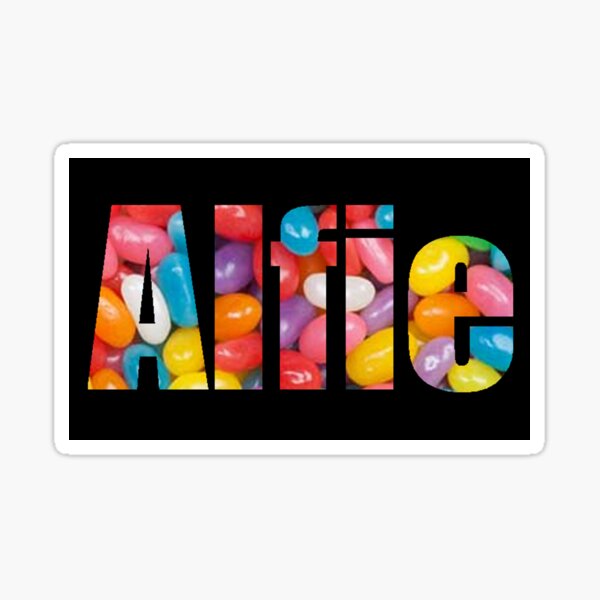 Alfie -- personalized gifts Sticker