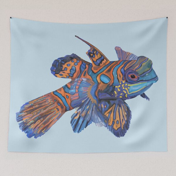 Item preview, Watercolor Mandarinfish  designed and sold by Deborah Camp.