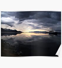 Ushuaia Harbour at Dawn Poster