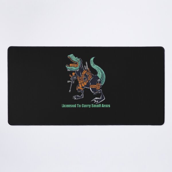 Item preview, T Rex Licensed To Carry Small Arms With Guns Essential T-Shirt designed and sold by IngeKirchner.