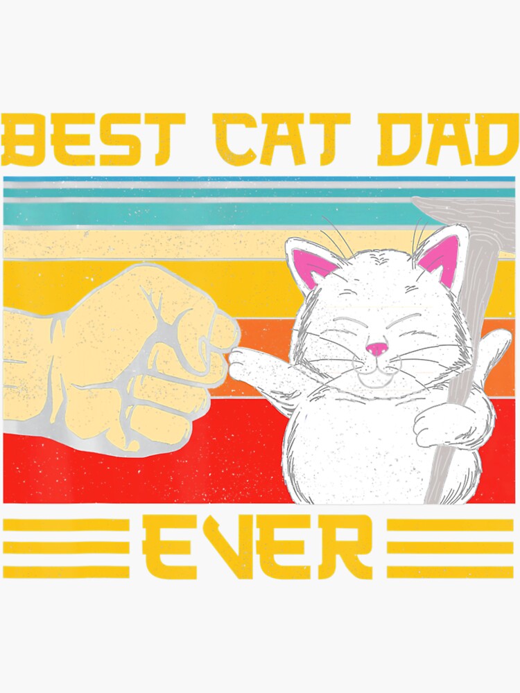 Best Cat Dad Ever Cat Lover Anime Sticker For Sale By Suberos Redbubble 2070