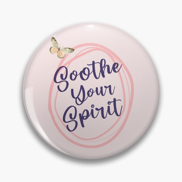 Item preview, Soothe Your Spirit Feminine Calming Phrase designed and sold by MindfulMeta.