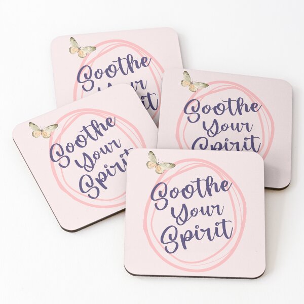 Item preview, Soothe Your Spirit Feminine Calming Phrase designed and sold by MindfulMeta.