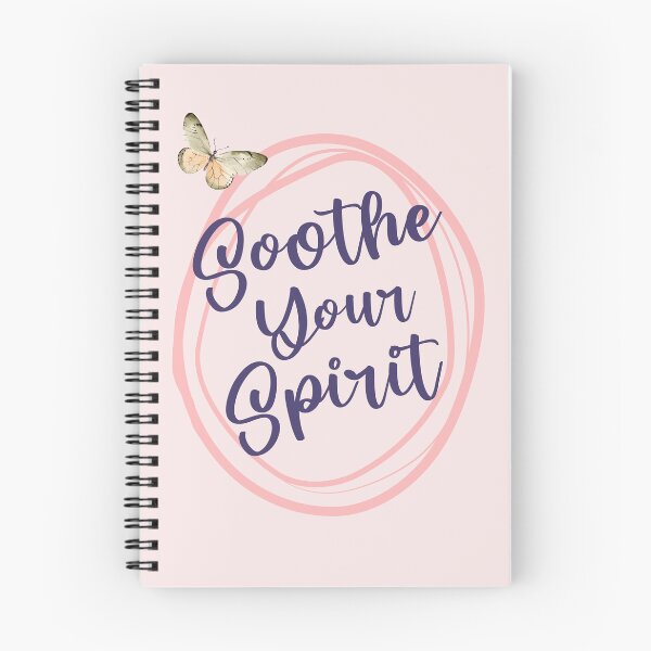 Item preview, Soothe Your Spirit Feminine Calming Phrase designed and sold by MindfulMeta.