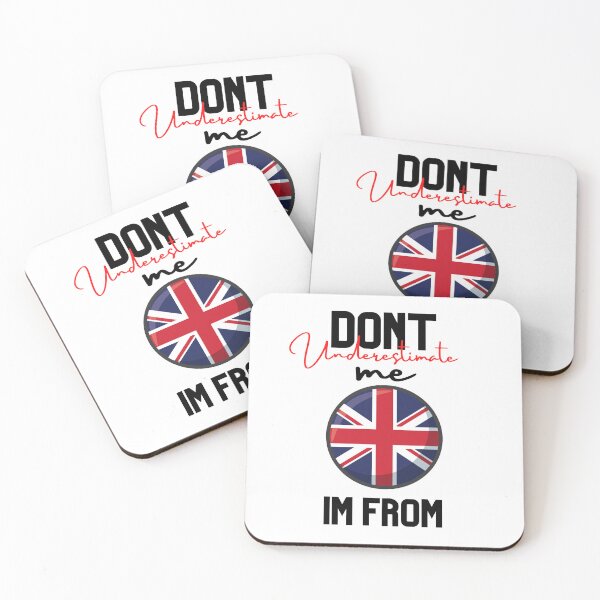 Item preview,   great britain Flag,dont underestimate me i'm from great britain,im from great britain designed and sold by behappysiempre.