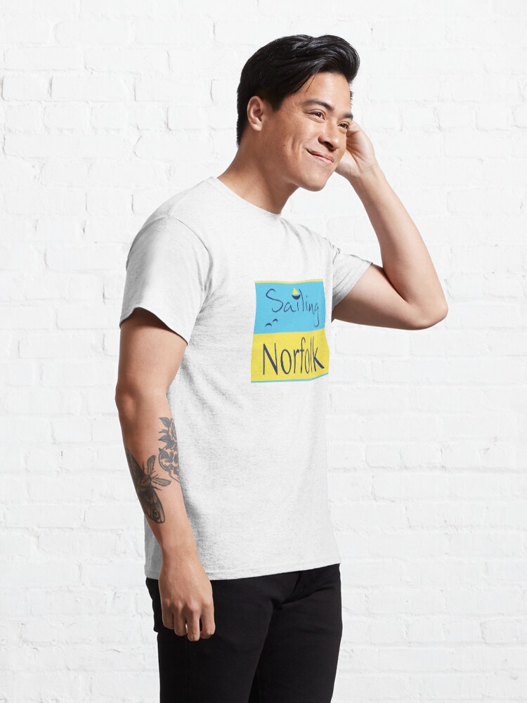 Thumbnail 5 of 7, Classic T-Shirt, Sailing Norfolk designed and sold by MyriadLifePhoto.