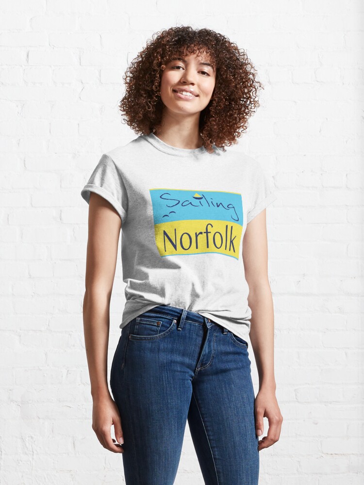 Thumbnail 4 of 7, Classic T-Shirt, Sailing Norfolk designed and sold by MyriadLifePhoto.