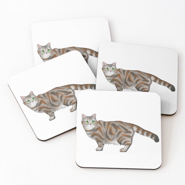 Item preview, gato americano de pelo corto designed and sold by NovaesArt.