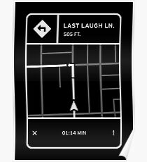 Fluorescent Adolescent - Last Laugh Lane Directions Poster