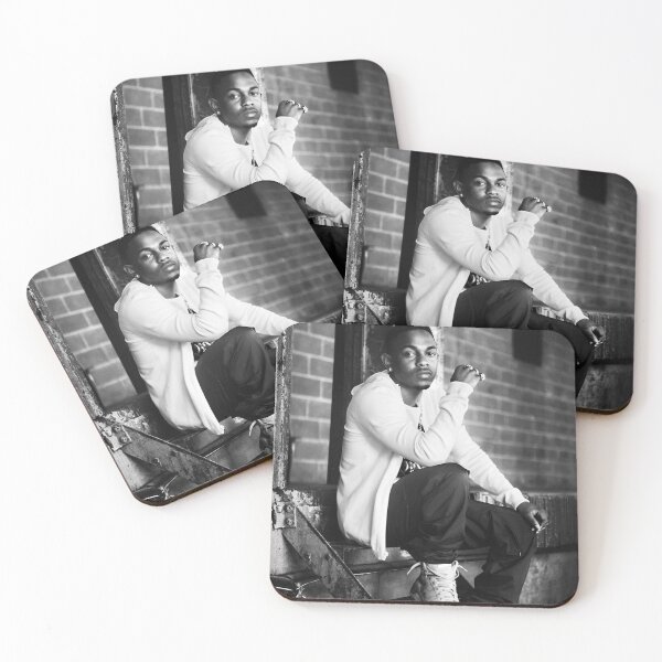 Item preview, Damn Portrait On Stairs Rap Singer Aesthtetic Poster designed and sold by cruzzzack.