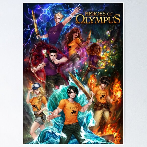  Jitipozy CAMP HALF-BLOOD - PERCY JACKSON Poster Metal