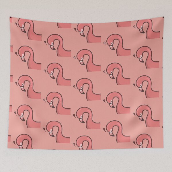 Item preview, James the Curious Flamingo designed and sold by Kebi Studio.