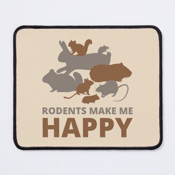 Item preview, Rodents make me happy designed and sold by RatArt Designs.