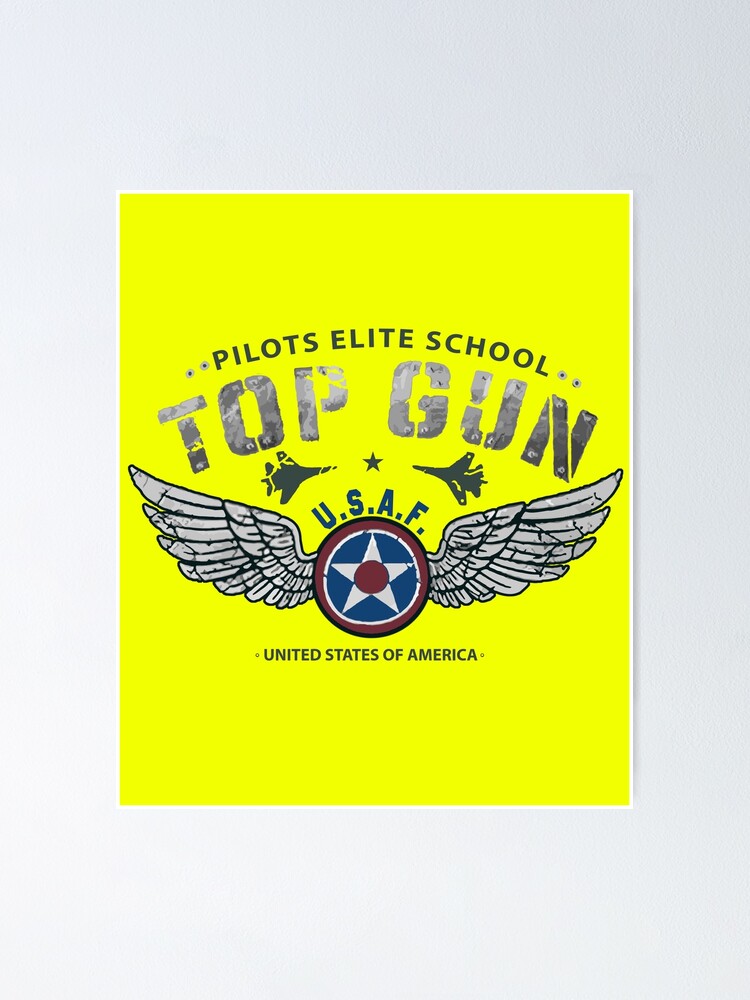 "Top Gun Merch Pilot Wing" Poster for Sale by pblanca8g2 Redbubble