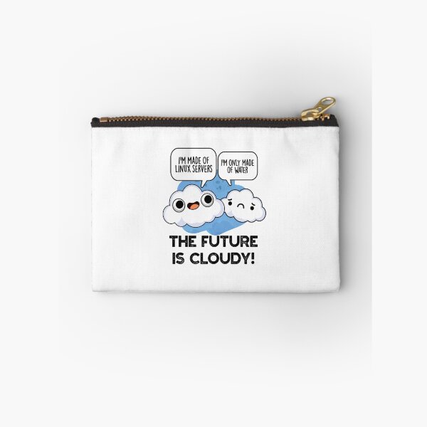 Item preview, The Future Is Cloudy Funny Computer Puns  designed and sold by punnybone.