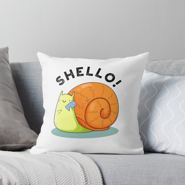 Item preview, Shello Funny Snail Puns  designed and sold by punnybone.