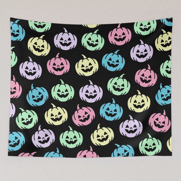 Item preview, Pastel Halloween Jack o Lantern Pattern  designed and sold by Foofighter01.