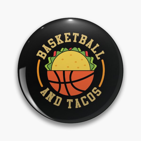 Item preview, Basketball And Tacos Team Sports Love Eating Sticker designed and sold by amberk1cira.