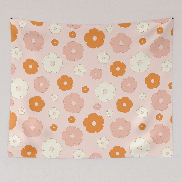 Item preview, Groovy Retro Floral Pattern designed and sold by bykirstco.