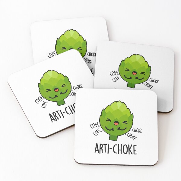 Item preview, Arti-choke Funny Artichoke Puns  designed and sold by punnybone.