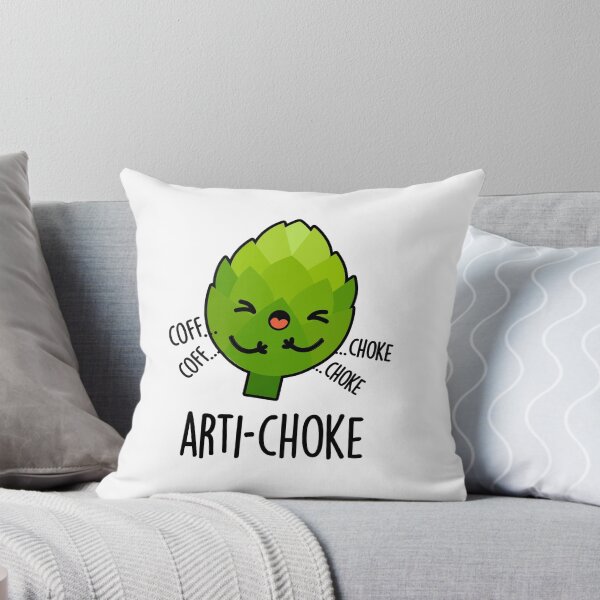 Item preview, Arti-choke Funny Artichoke Puns  designed and sold by punnybone.