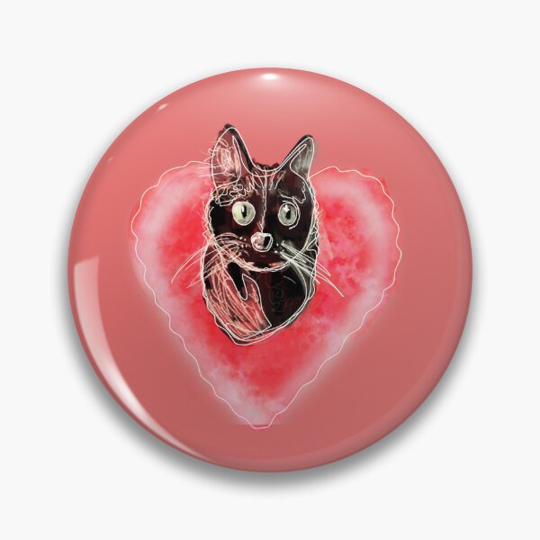 Item preview, Cute cat in a heart. Pink  designed and sold by dusso.