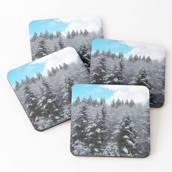 Item preview, Snowy Pine forest designed and sold by Jennifer McBride.