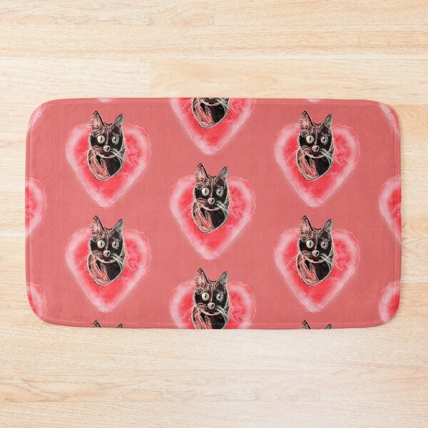 Item preview, Cute cat in a heart. Pink  designed and sold by dusso.