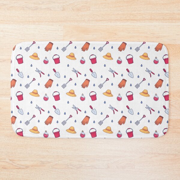 Item preview, Gardening Pattern with garden gear designed and sold by abowersock.