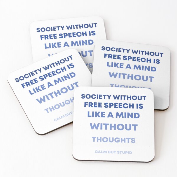 Item preview, Free speech and free thoughts designed and sold by reIntegration.