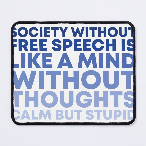 Item preview, Free speech and free thoughts designed and sold by reIntegration.