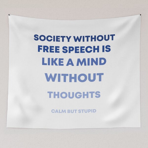 Item preview, Free speech and free thoughts designed and sold by reIntegration.