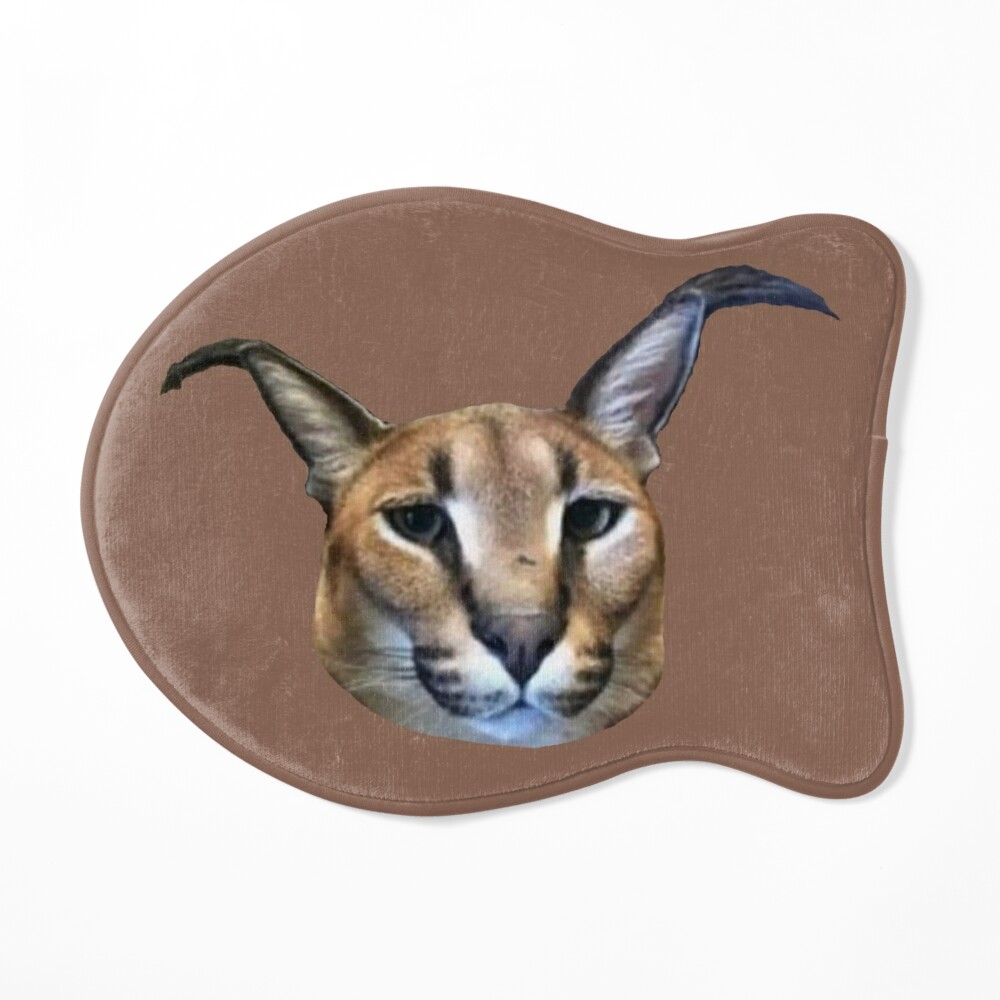 Big Floppa Meme Cute Caracal Cat Fleece Blanket