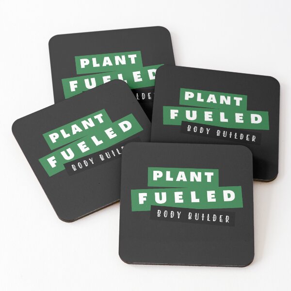 Item preview, Plant Fueled Body Builder - Green Typography designed and sold by SBWorld.
