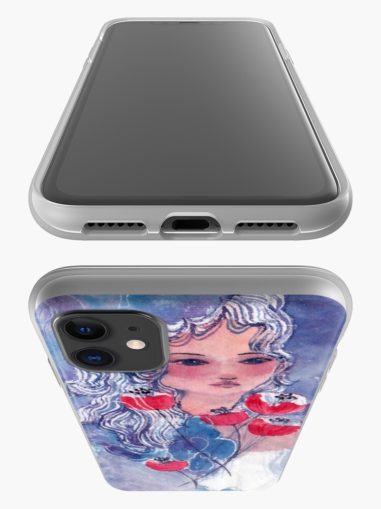 Alternate view of Tulips Girl iPhone Case & Cover