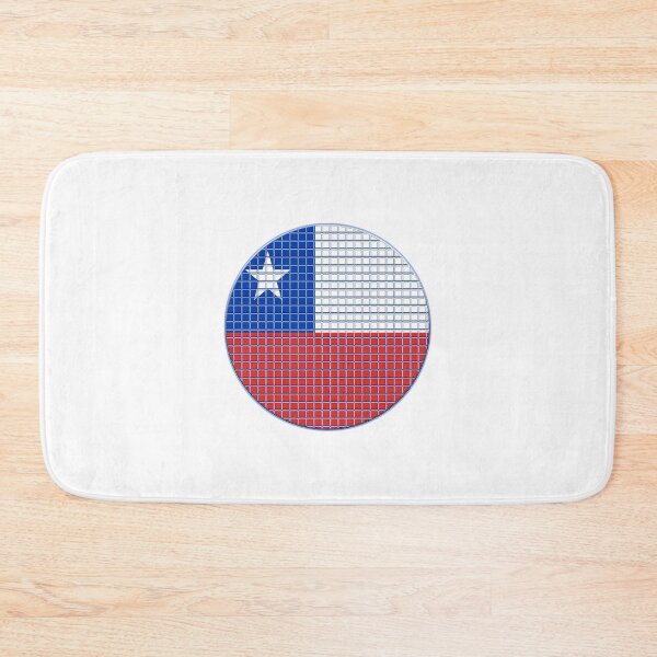 Item preview, Chile Flag Rounded - Squares Pixel  designed and sold by MoonElite.