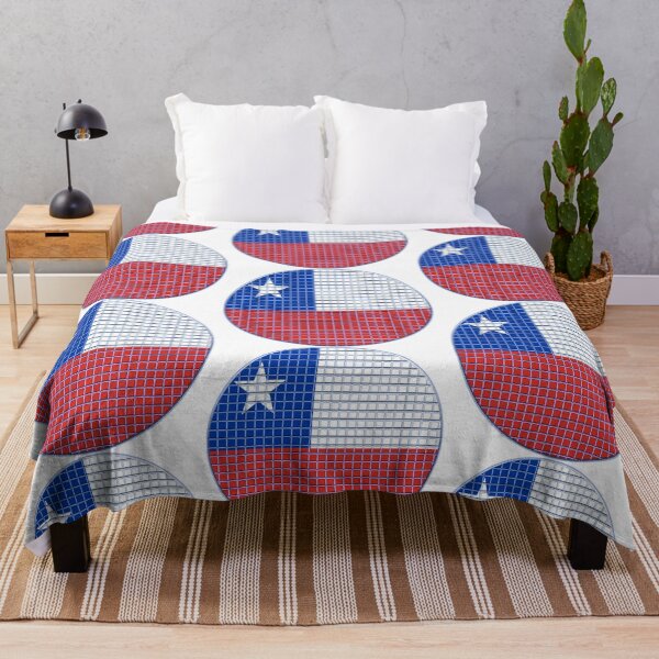 Item preview, Chile Flag Rounded - Squares Pixel  designed and sold by MoonElite.
