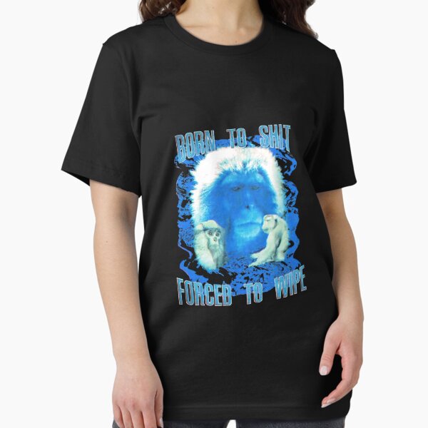 Item preview, Born To Shit Forced To Wipe Monkey Funny designed and sold by leading-figure.