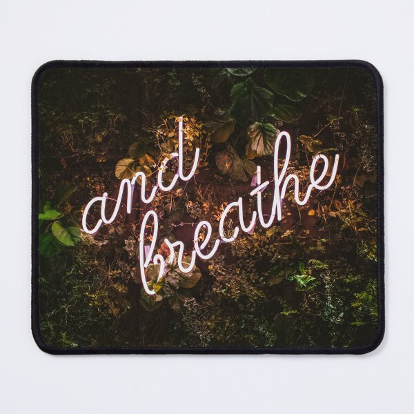 Item preview, And Breathe, Neon Sign designed and sold by newburyboutique.