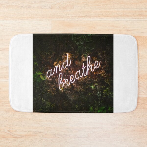 Item preview, And Breathe, Neon Sign designed and sold by newburyboutique.