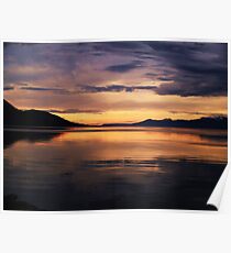 Ushuaia Harbour early morning light Poster
