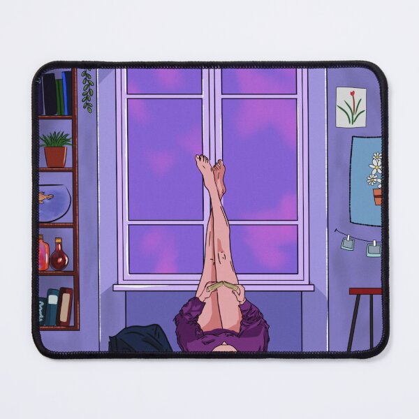 Item preview, Aesthetic Late Night Lonely Book Lover Vibes Lofi Art designed and sold by Chira23.