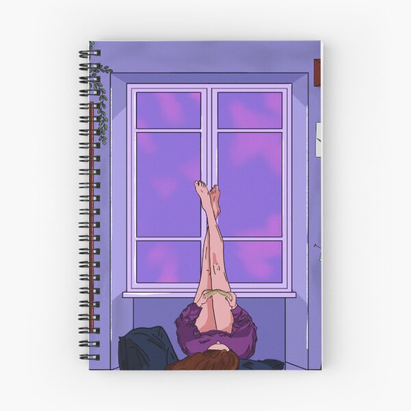 Item preview, Aesthetic Late Night Lonely Book Lover Vibes Lofi Art designed and sold by Chira23.