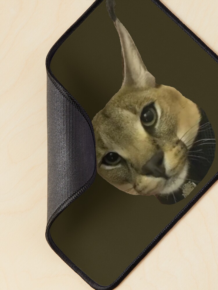 Big Floppa Caracal Cat Funny Meme Gaming Mouse Pad Custom Design