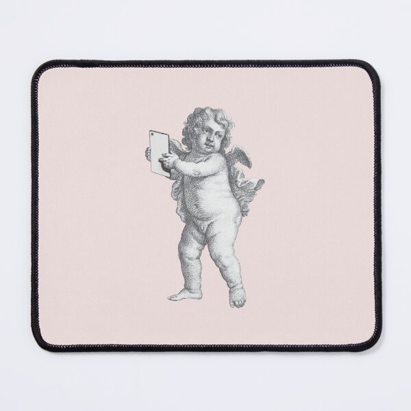 Item preview, Modern cupid with a tablet designed and sold by knappidesign.