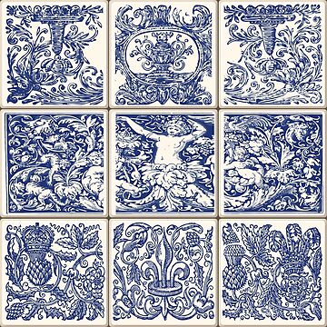 Artwork thumbnail, Azulejo Lisbon Azulejos Lisboa by aurielaki