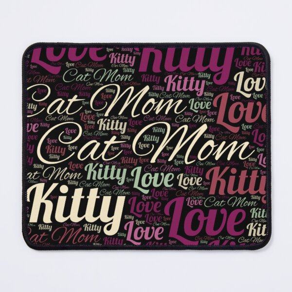 Item preview, Cat mom word cloud art designed and sold by yoshra.