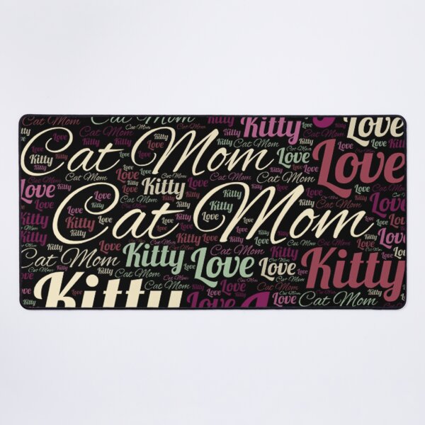 Item preview, Cat mom word cloud art designed and sold by yoshra.