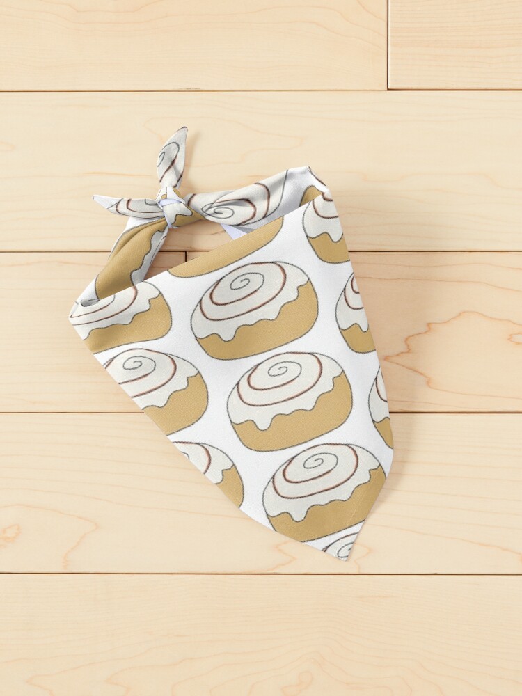 Cinnamon Roll Pet Bandana for Sale by StickerHome