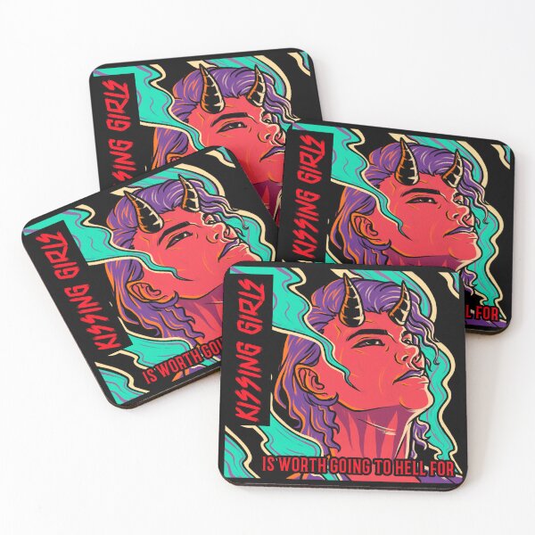 Item preview, Kissing Girls Is Worth Going To Hell For designed and sold by QueerZone0.